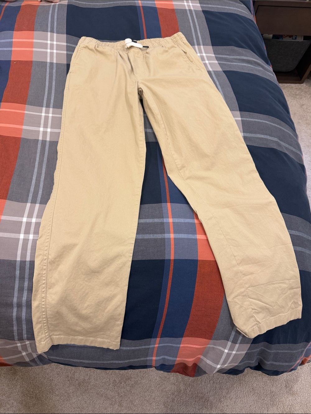 Vineyard Vines Boys' Tan Drawstring Chinos